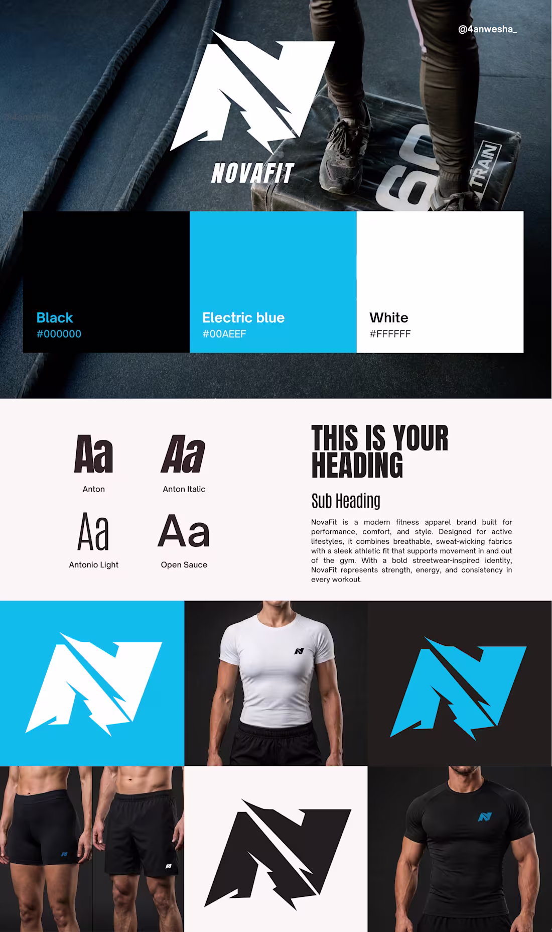 Cover image for NovaFit – Fitness Apparel Brand