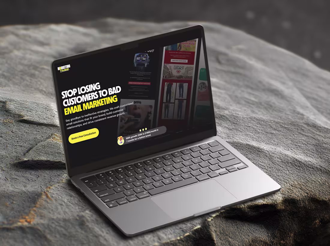 Cover image for Framer landing page ( Design + Development )