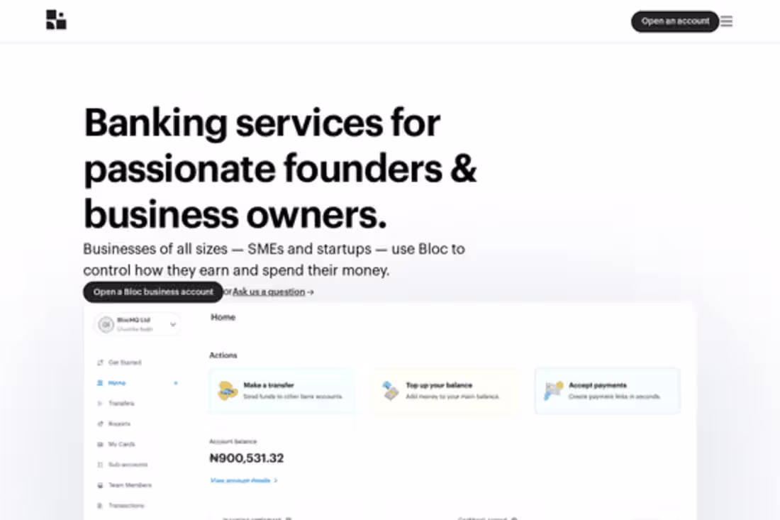Cover image for Bloc Website