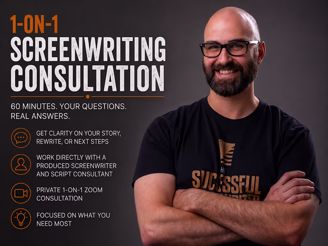 Cover image for 1-on-1 Screenwriting Consultation