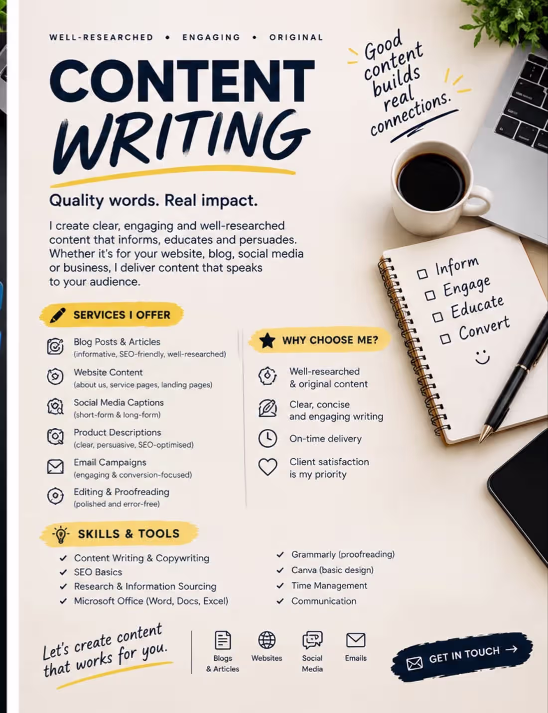 Cover image for Content creation