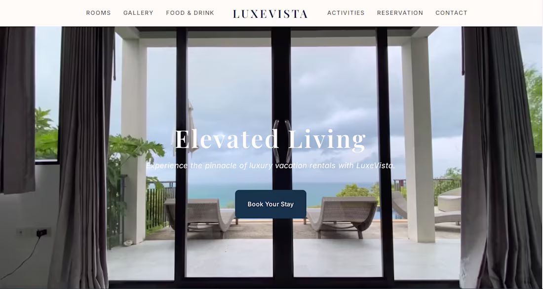 Cover image for High-Converting Luxury Rental Website