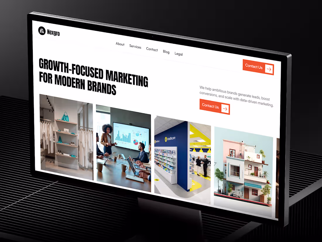 Cover image for Digital Marketing Agency Website