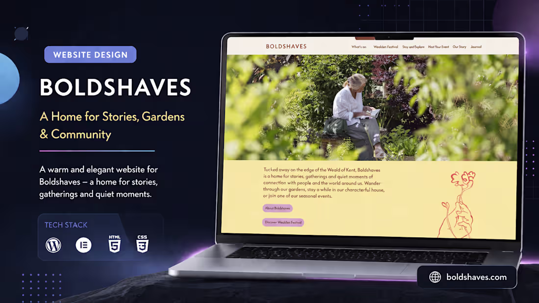 Cover image for Heritage Estate & Events Website