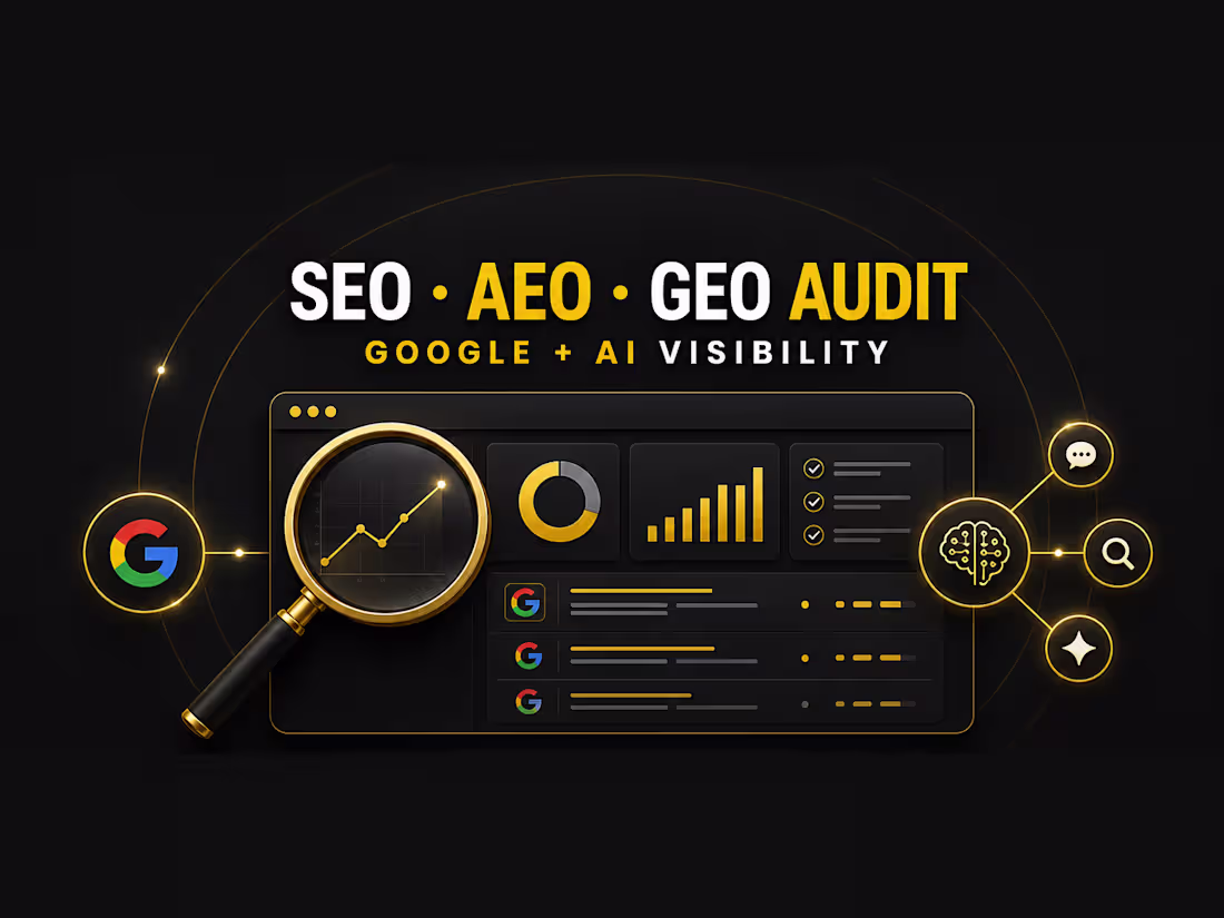 Cover image for SEO, AEO & GEO Website Audit