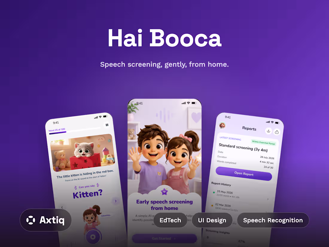 Cover image for Designing an at-home speech screening app for children