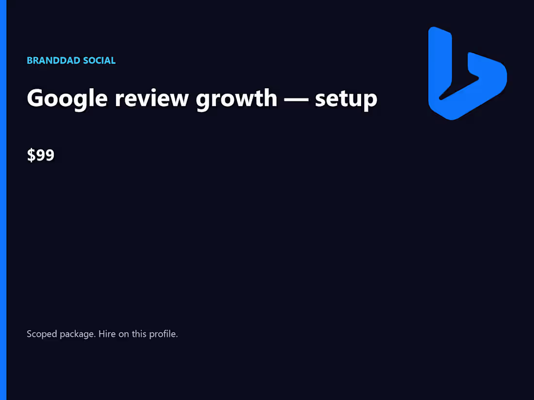 Cover image for Google review growth â€” setup