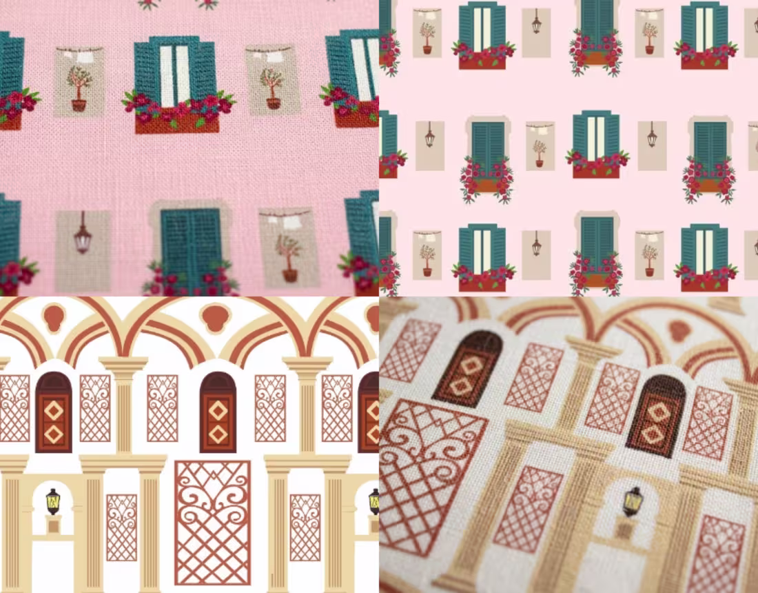 Cover image for A Mediterranean Surface Pattern Collection