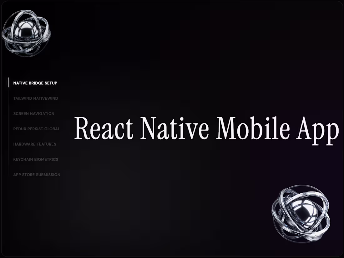 Cover image for React Native Mobile App