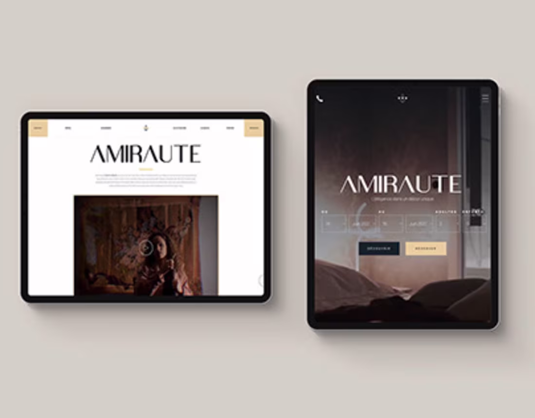 Cover image for Amirauté Hotel - Website