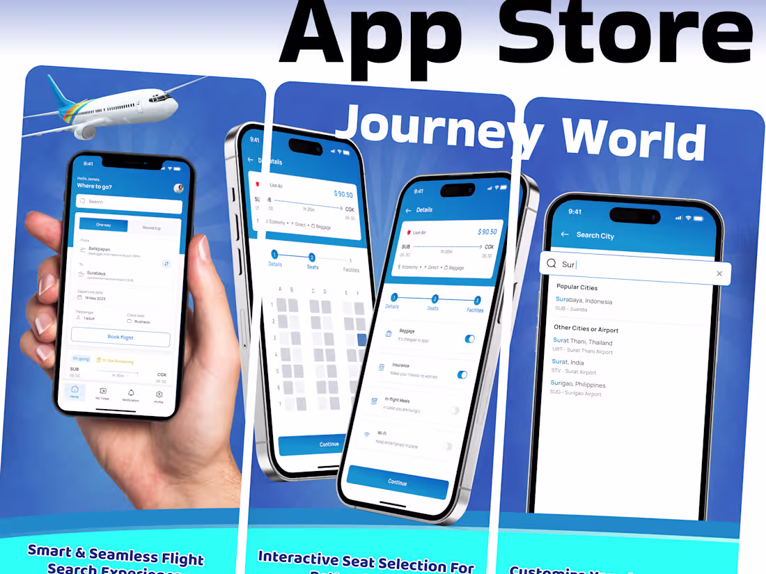 Cover image for ✈️ Flight Booking App –