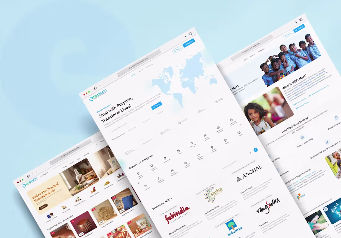 Cover image for E-commerce platform for the NGOs.