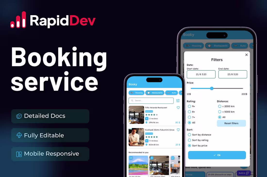 Cover image for Booky - Booking Service App