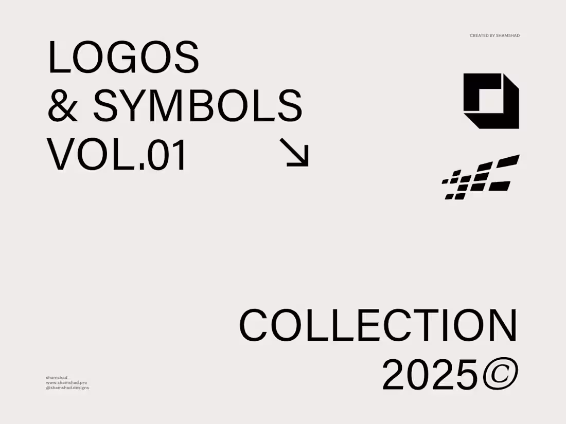 Cover image for Logos&Symbols Vol.01 | Collection 2025©