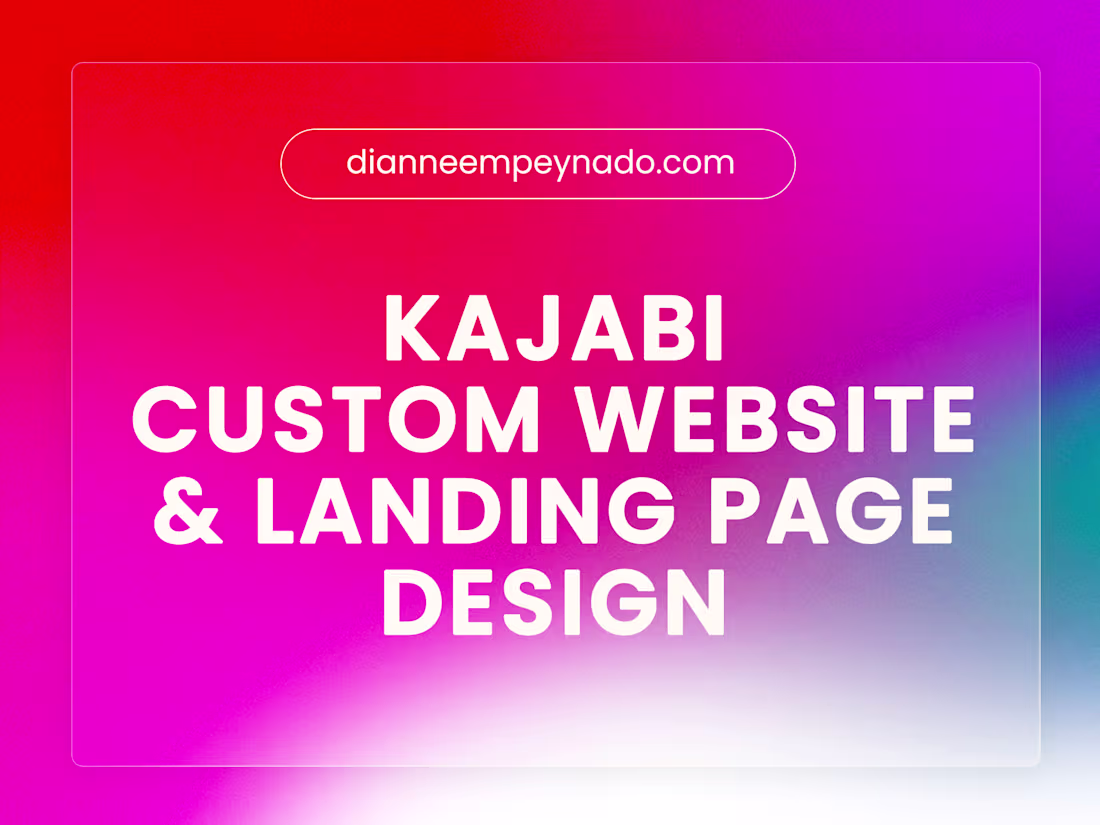Cover image for Kajabi Custom Website & Landing Page Design