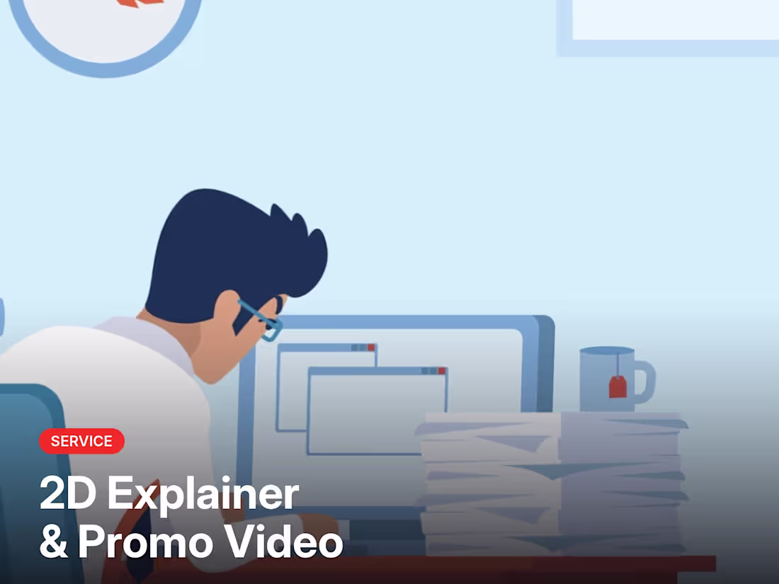 Cover image for 2D Explainer & Product Promo Video for SaaS and Apps
