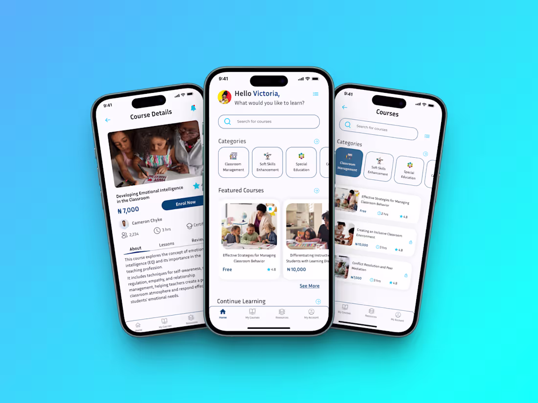 Cover image for SkillEd Mobile Learning Platform Development