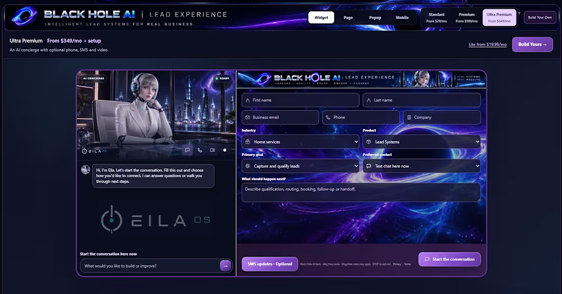Cover image for Micro Receptionist / AI Lead Concierge