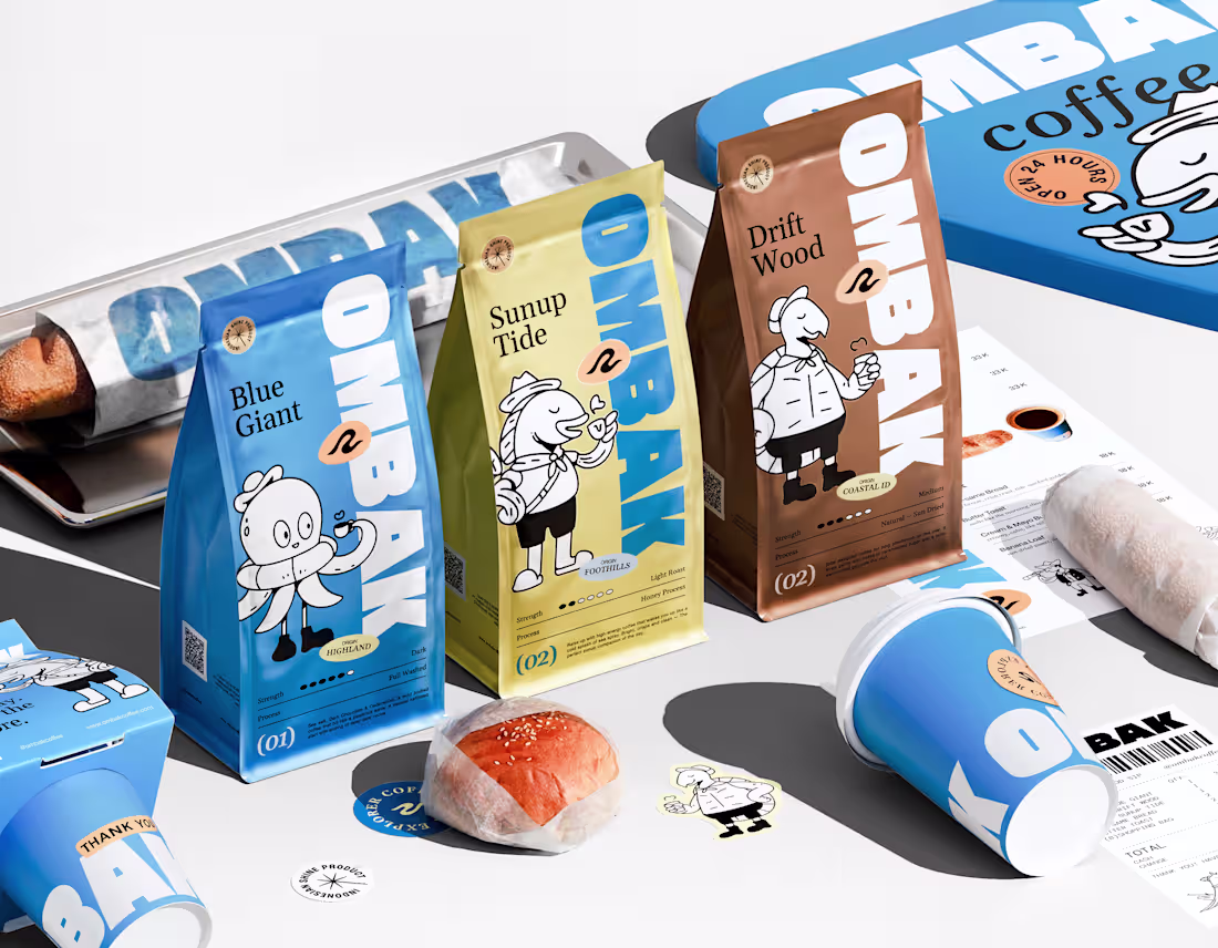 Cover image for Ombak - Coffee Branding
