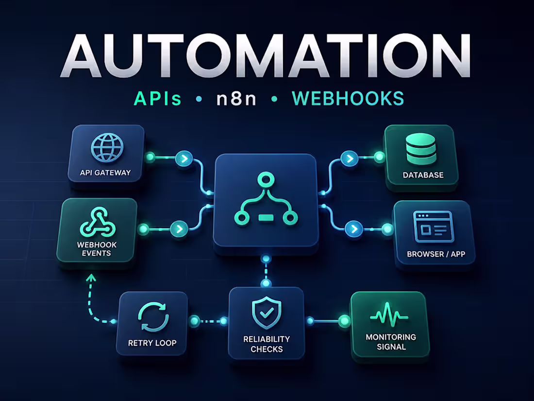 Cover image for Production n8n Automation & API Integration