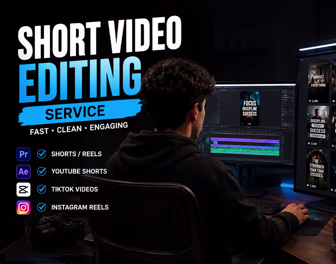 Cover image for Video Editing | Social Media shorts 