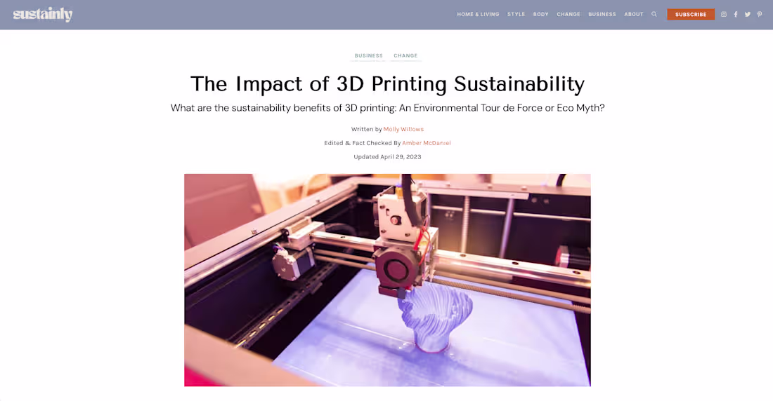 Cover image for :The Impact of 3D Printing