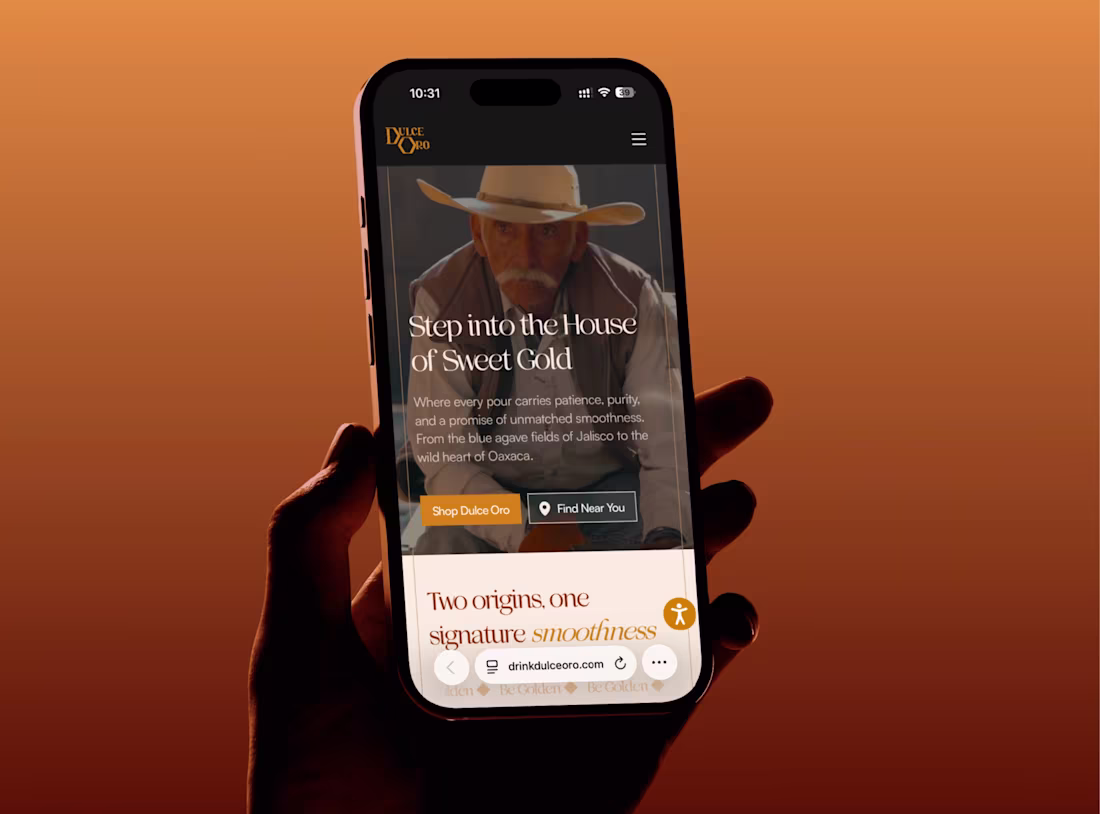 Cover image for Dulce Oro Website:Brand architecture and Copywriting