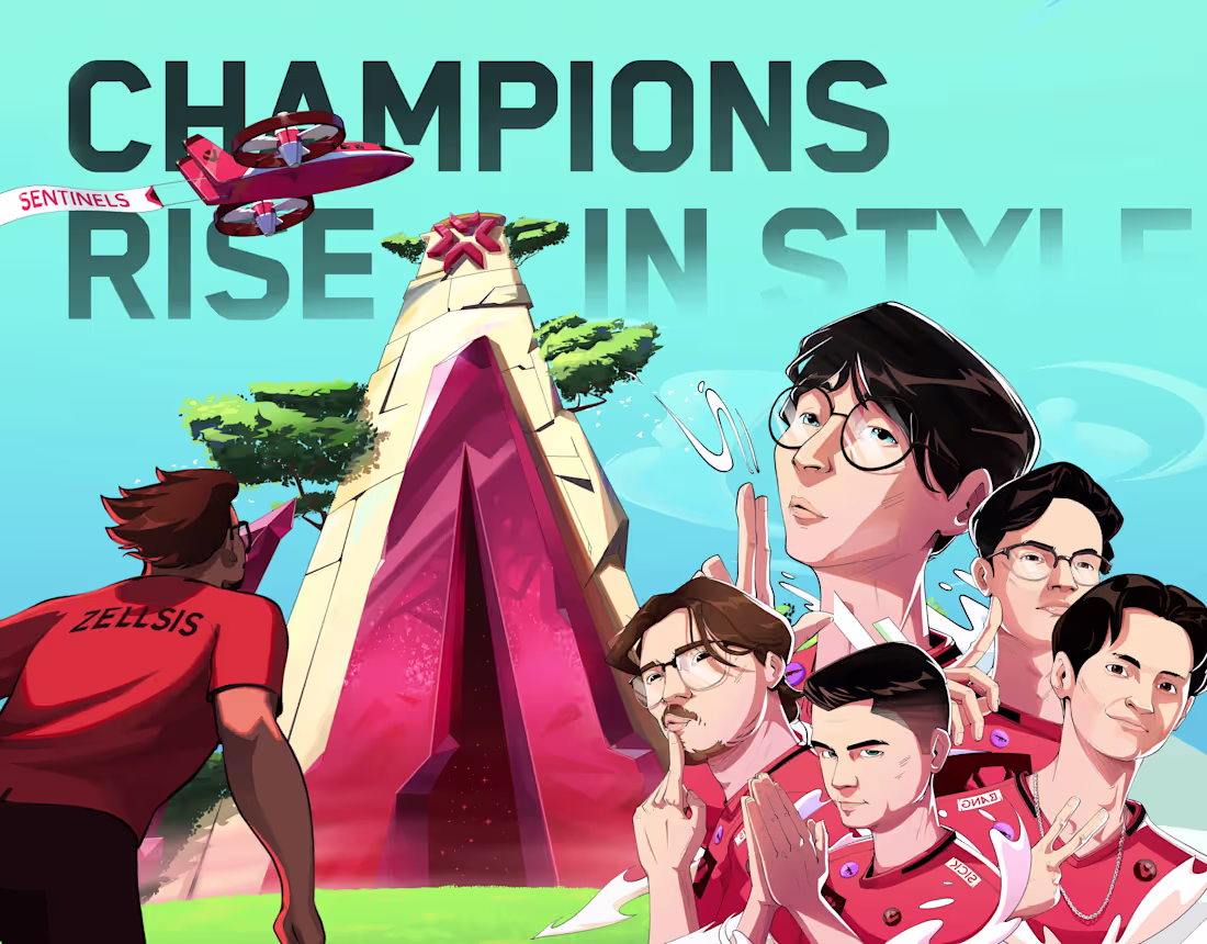 Cover image for Valorant ChampionsCup | Orbix Studio | Illustration