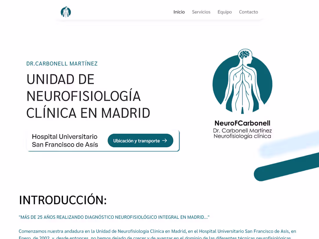 Cover image for NeuroFCarbonell Web