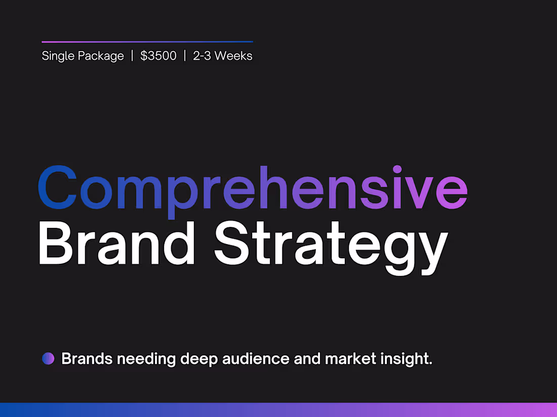 Cover image for Comprehensive Brand Strategy