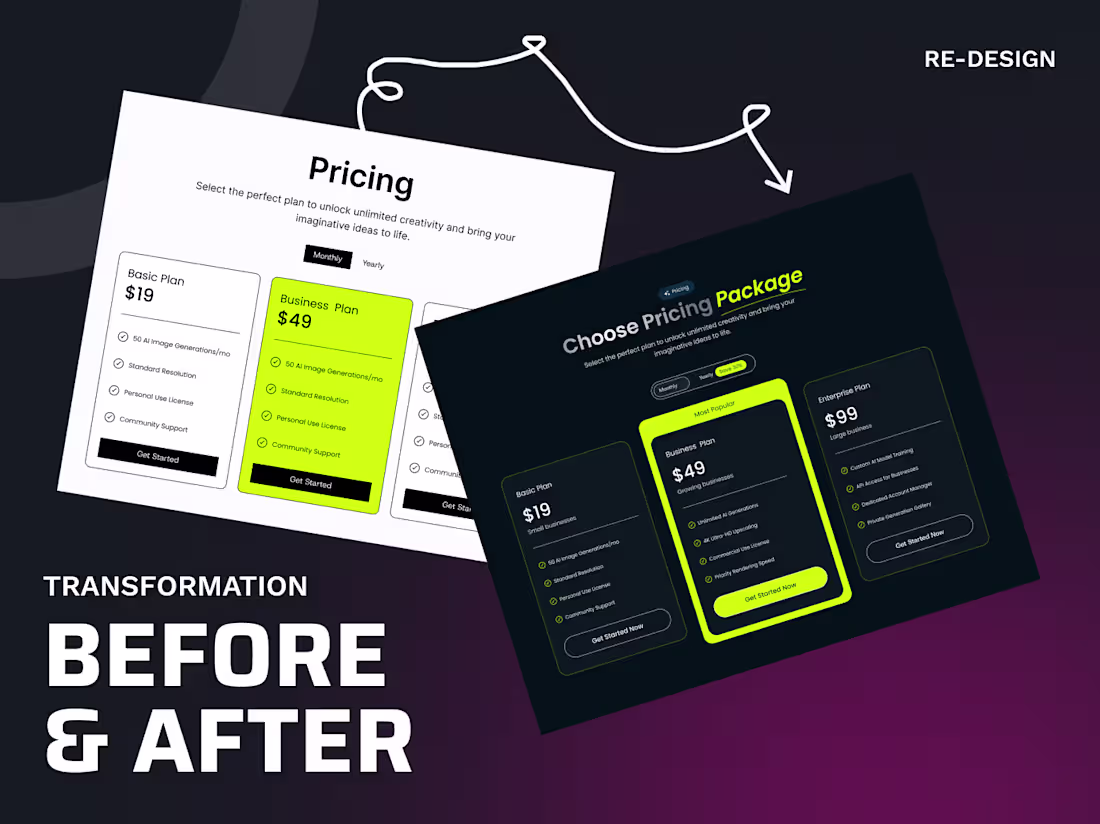 Cover image for SaaS Pricing Redesign: Conversion-Focused UX
The