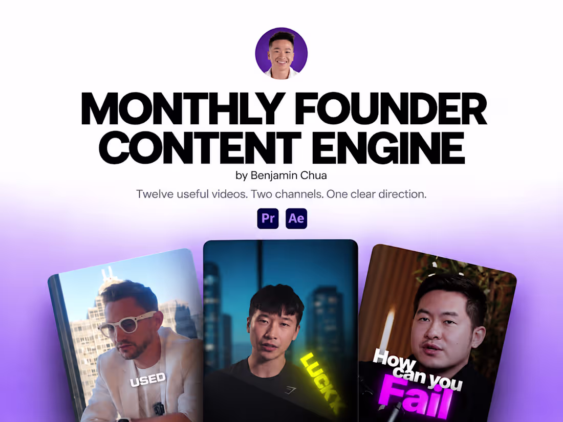 Cover image for Monthly Founder Content Engine