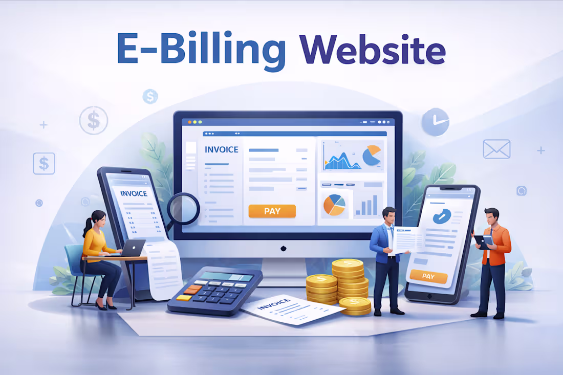 Cover image for E-billing website for restaurant and