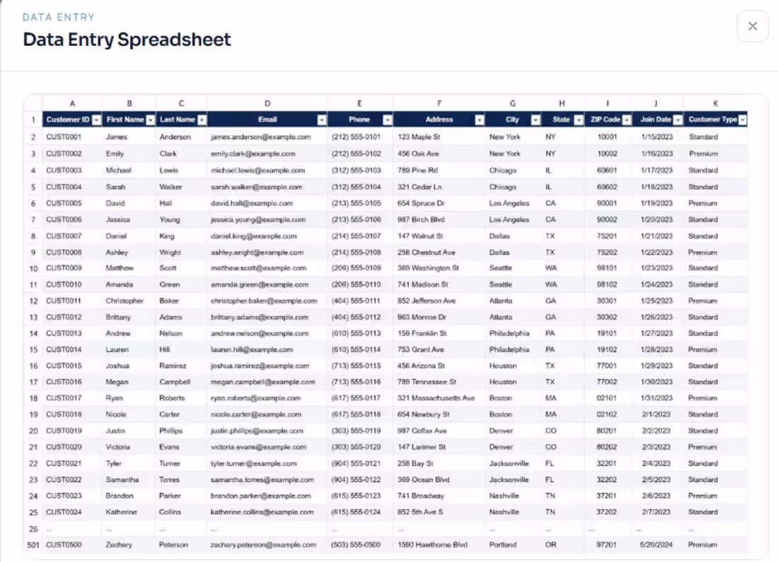 Cover image for Excel Spreadsheet Data Entry & Formatting