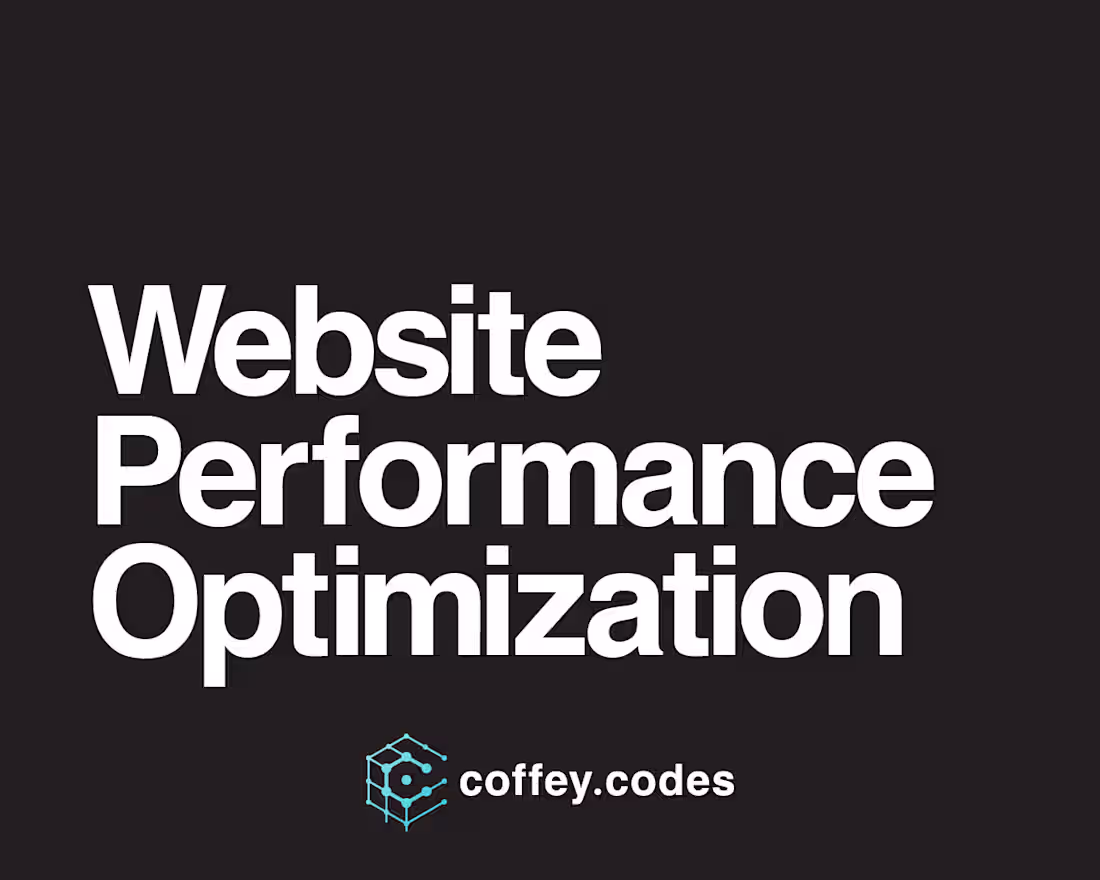 Cover image for Website Performance Optimization