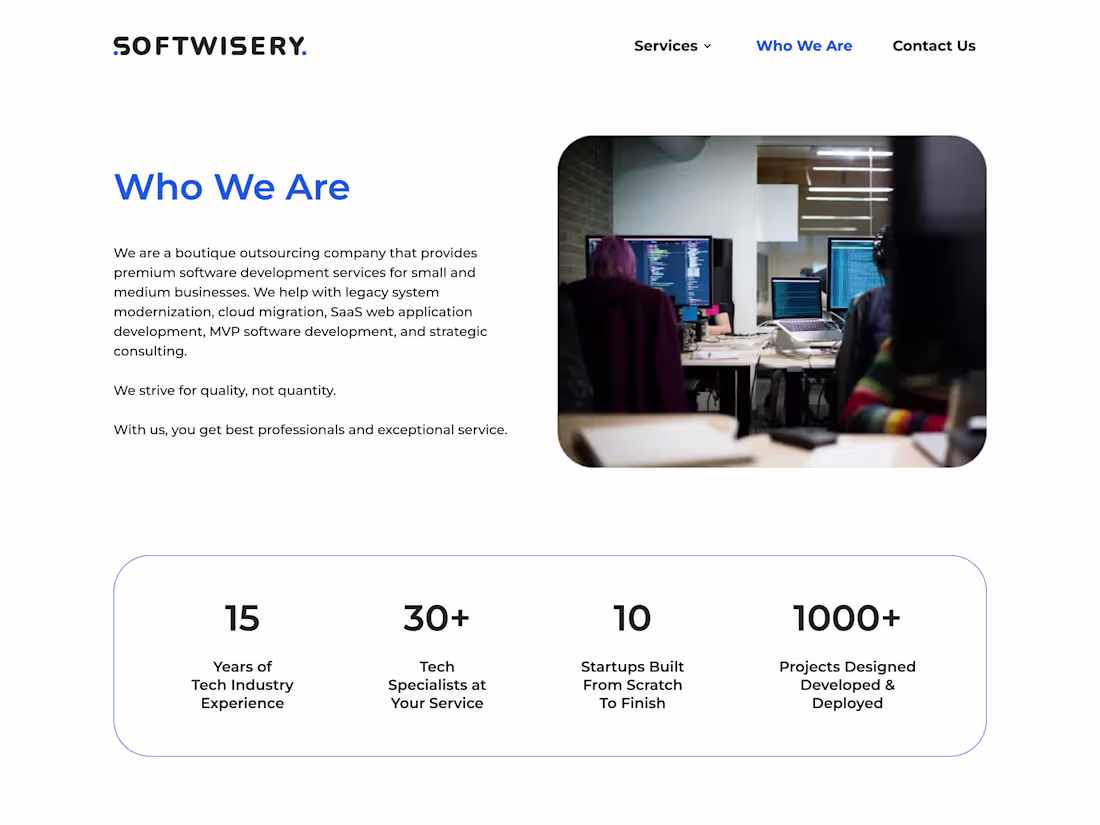 Cover image for Softwisery 💠 https://www.softwisery.com [Live Lk]

Softwisery