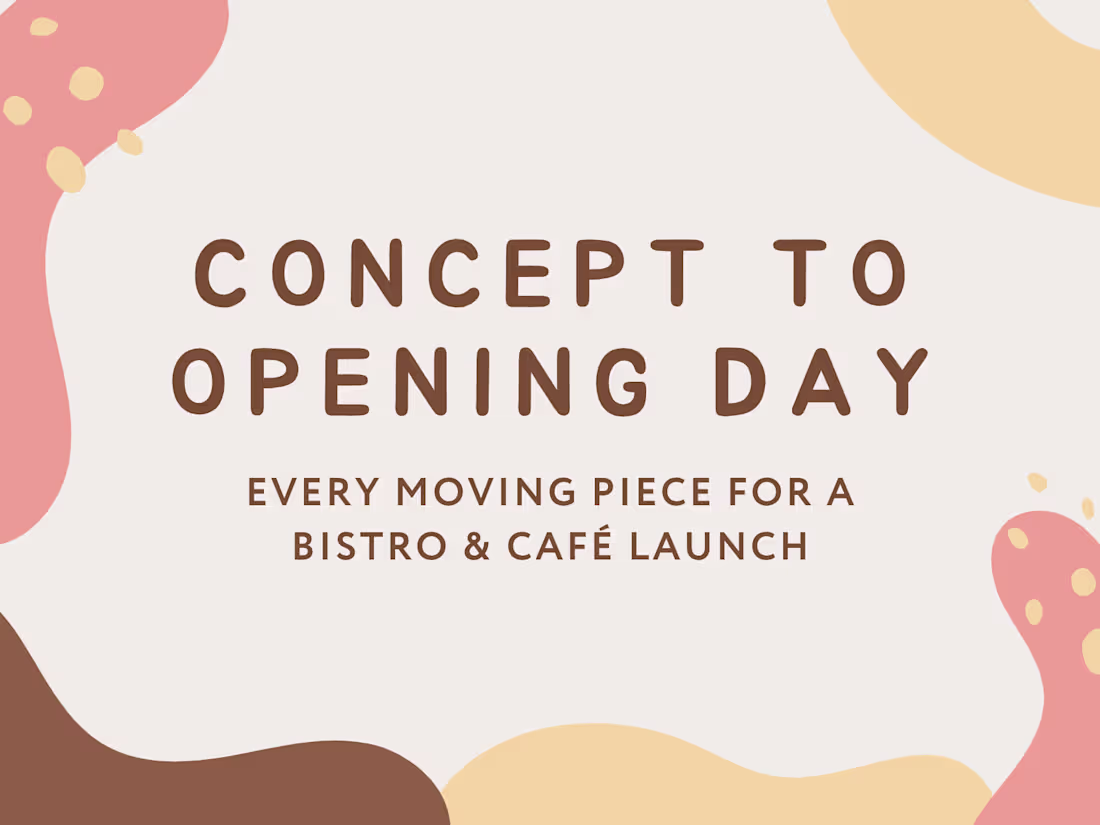 Cover image for Bistro & Café Launch
Overview
Launching a