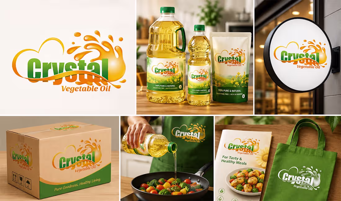 Cover image for Logo Design for Crystal vegetable