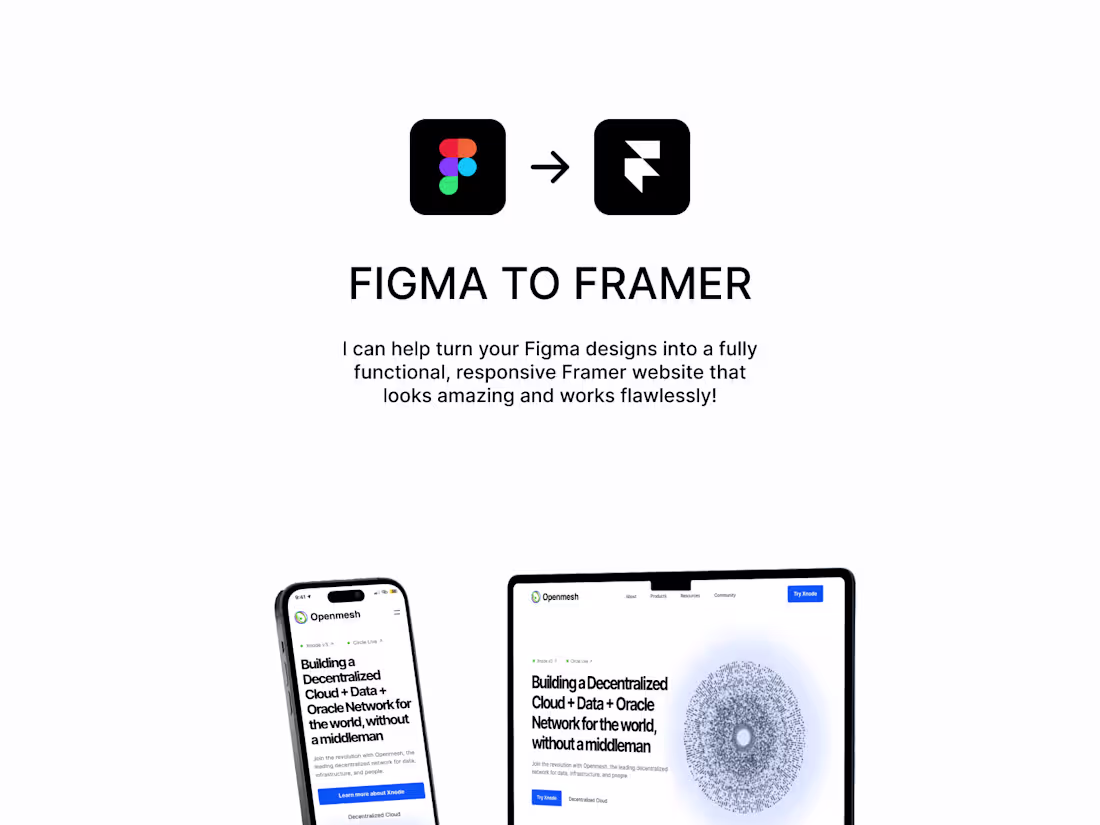 Cover image for Figma to Framer Conversion