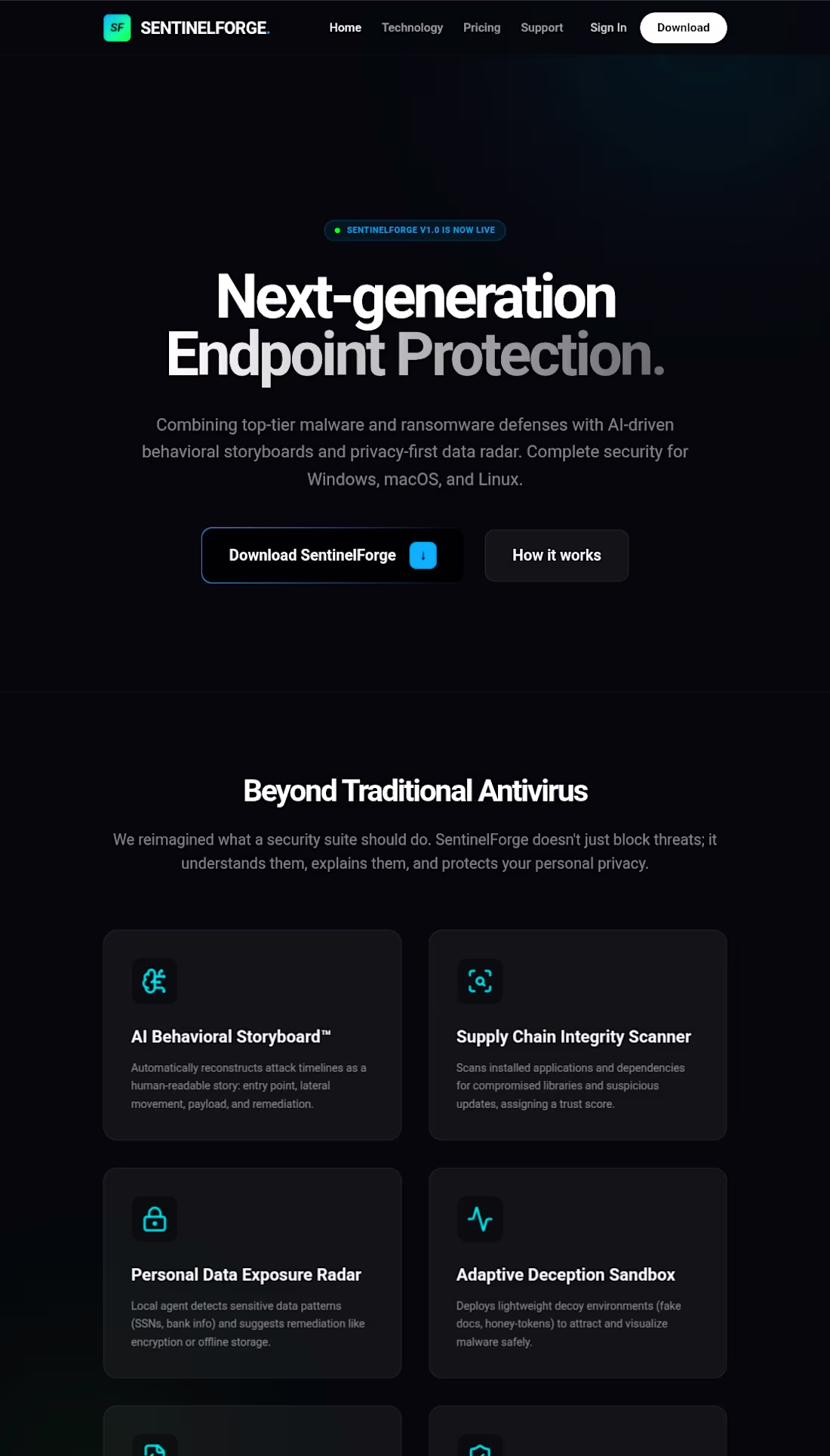 Cover image for SentinelForge is a cybersecurity tool like no other!