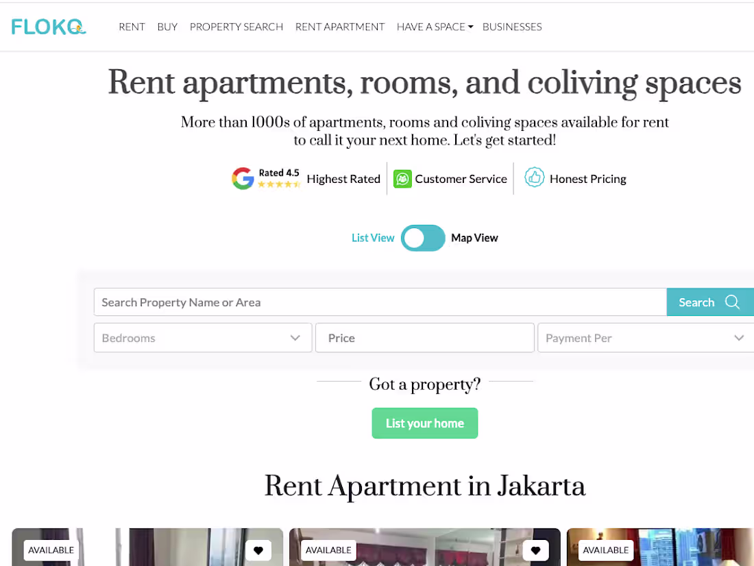 Cover image for Flokq.com - Rent Apartments, Co Living and Rooms