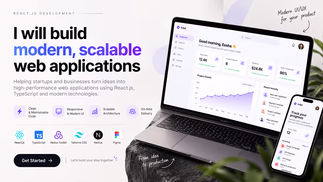 Cover image for React Frontend Development for SaaS Startups ⭐