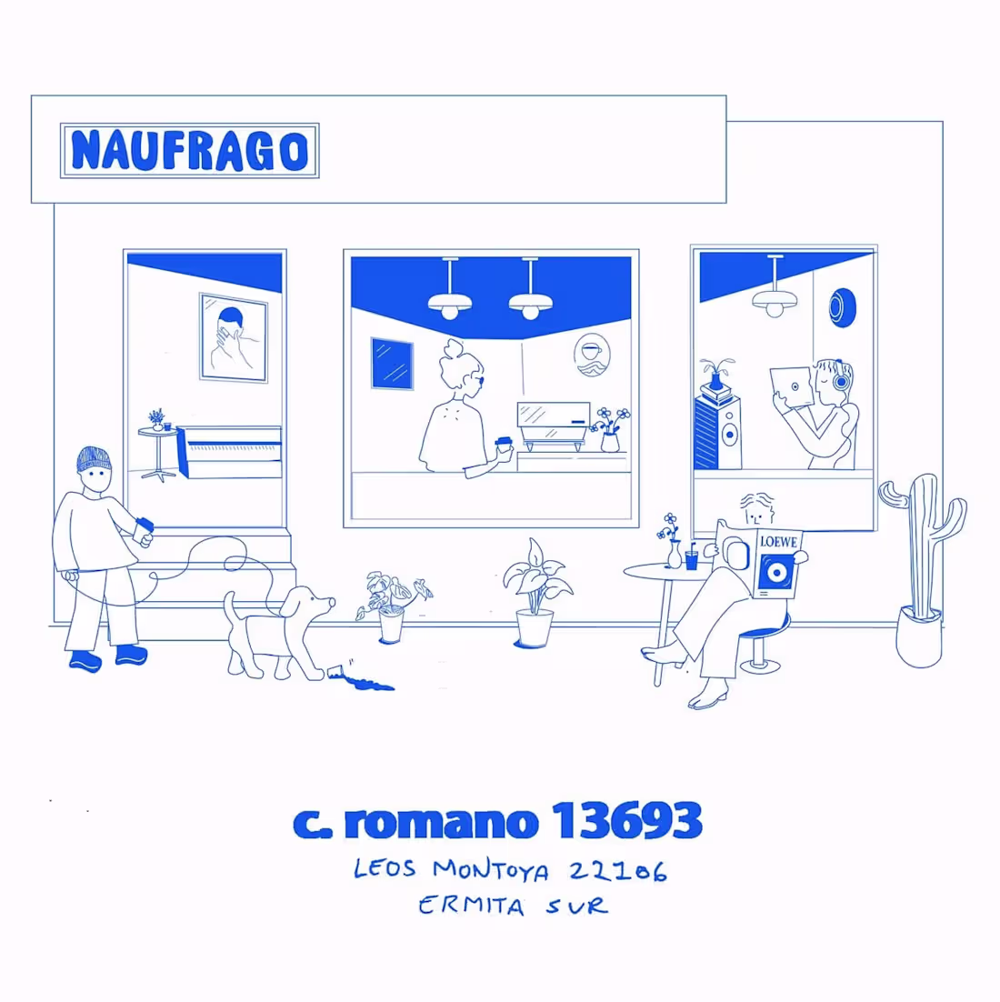 Cover image for ARTWORK FOR NAUFRAGO CAFÉ