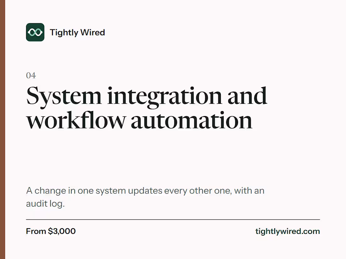 Cover image for System integration and workflow automation