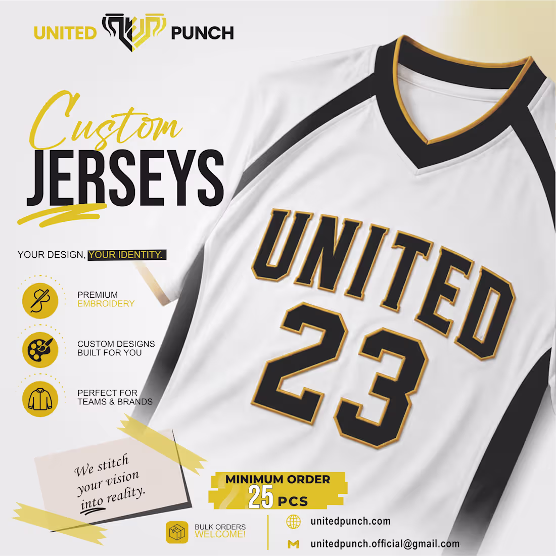 Cover image for Custom Jersey Promotional Creative