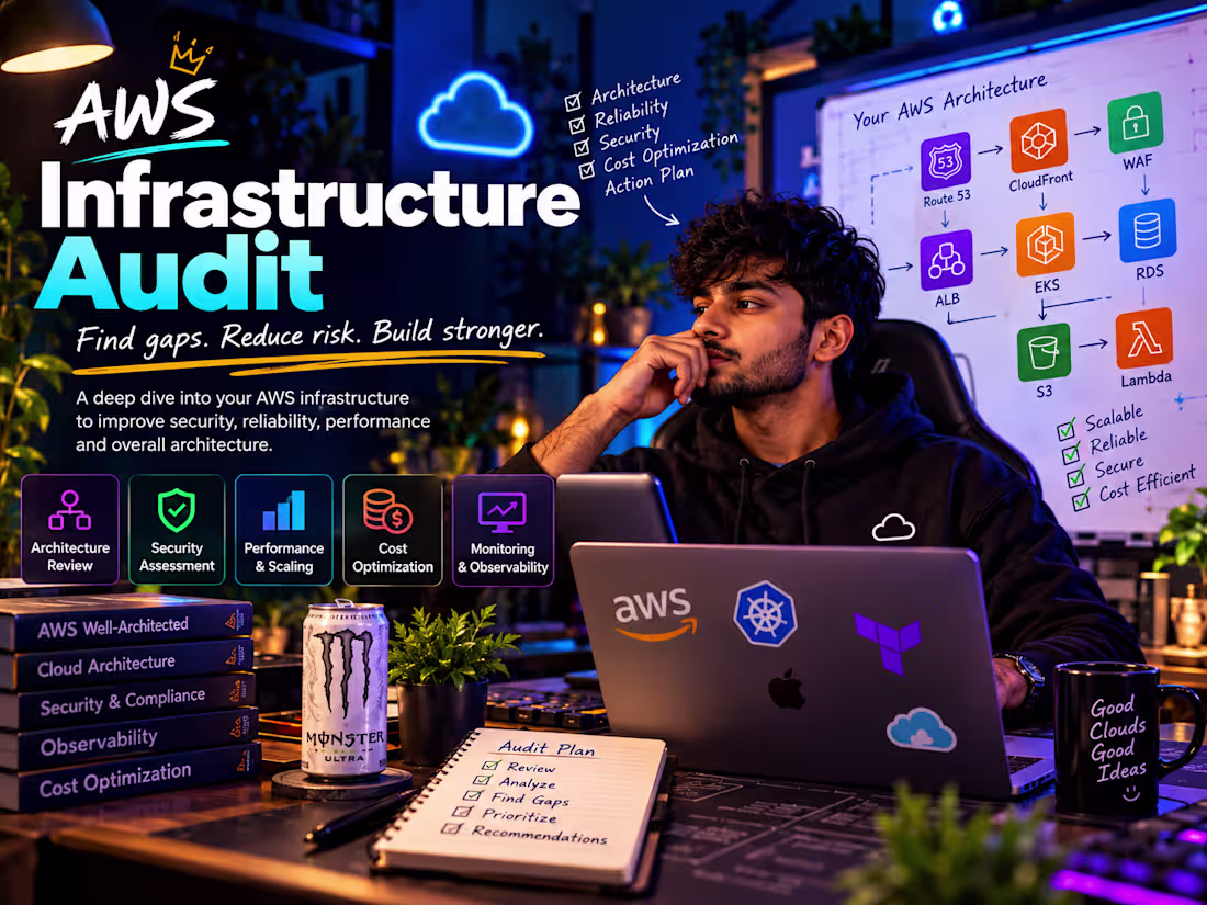 Cover image for AWS Infrastructure Audit & Reliability Review