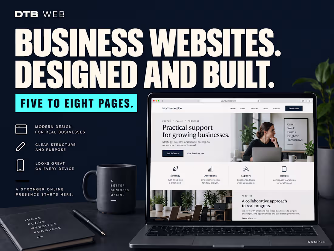 Cover image for Business — €2,950 website, 5–8 pages