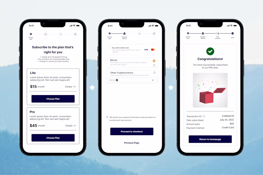 Cover image for Designing a Seamless Fiat and Crypto Payment Checkout Flow