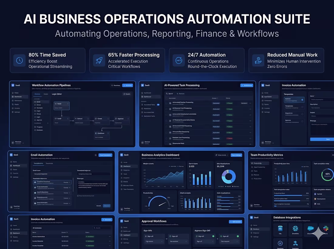 Cover image for AI Business Operations Automation Suite
Built