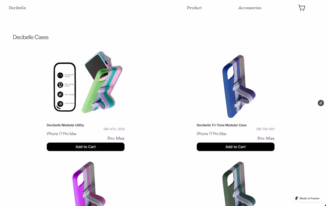 Cover image for Conversion-Driven E-commerce Template for Modern Phone Cases